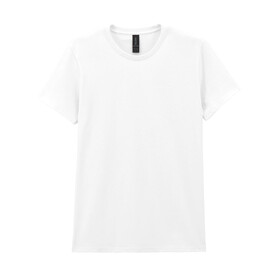 Gildan Heavy Cotton Women`s T-Shirt, White, S bedrucken, Art.-Nr. 194090003