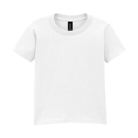 Gildan Heavy Cotton Toddler T-Shirt, White, 2T (86/92/S) bedrucken, Art.-Nr. 197090001