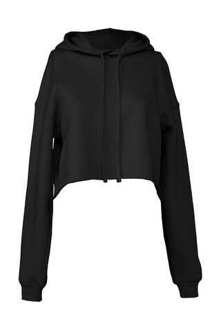 Bella Women`s Cropped Fleece Hoodie, Black, L bedrucken, Art.-Nr. 202061015 Bella Women`s Cropped Fleece Hoodie, Black, L bedrucken, Art.-Nr. 202061015