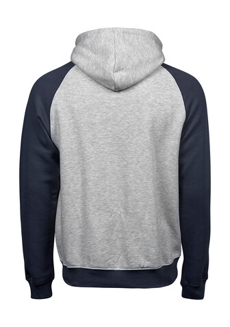 Tee Jays Two-Tone Hooded Sweatshirt, Heather/Navy, S bedrucken, Art.-Nr. 206541523 Tee Jays Two-Tone Hooded Sweatshirt, Heather/Navy, S bedrucken, Art.-Nr. 206541523
