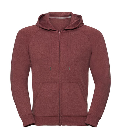 Russell Europe Men`s HD Zipped Hood Sweat, Maroon Marl, XS bedrucken, Art.-Nr. 208004462 Russell Europe Men`s HD Zipped Hood Sweat, Maroon Marl, XS bedrucken, Art.-Nr. 208004462
