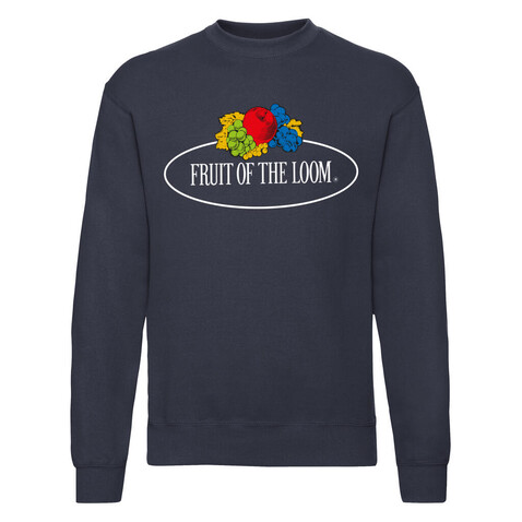 Fruit of the Loom Vintage Sweat Set In Large Logo Print, Deep Navy, 2XL bedrucken, Art.-Nr. 208012027 Fruit of the Loom Vintage Sweat Set In Large Logo Print, Deep Navy, 2XL bedrucken, Art.-Nr. 208012027