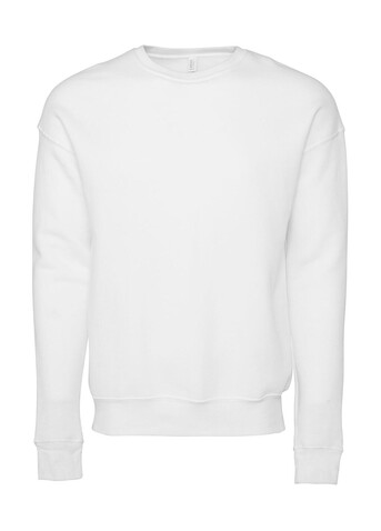Bella Unisex Drop Shoulder Fleece, DTG White, 2XL bedrucken, Art.-Nr. 208060017