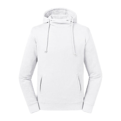 Russell Europe Pure Organic High Collar Hooded Sweat, White, XS bedrucken, Art.-Nr. 209000002 Russell Europe Pure Organic High Collar Hooded Sweat, White, XS bedrucken, Art.-Nr. 209000002
