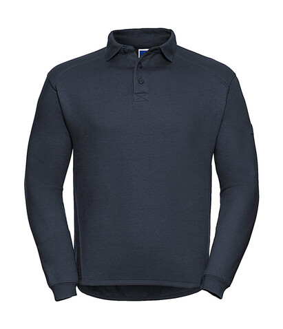 Russell Europe Heavy Duty Collar Sweatshirt, French Navy, M bedrucken, Art.-Nr. 212002014