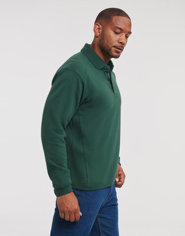 Russell Europe Heavy Duty Collar Sweatshirt, Bottle Green, XS bedrucken, Art.-Nr. 212005402