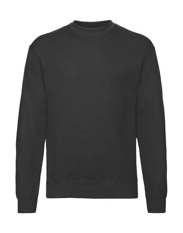 Fruit of the Loom Classic Set In Sweat, Black, 5XL bedrucken, Art.-Nr. 216011010