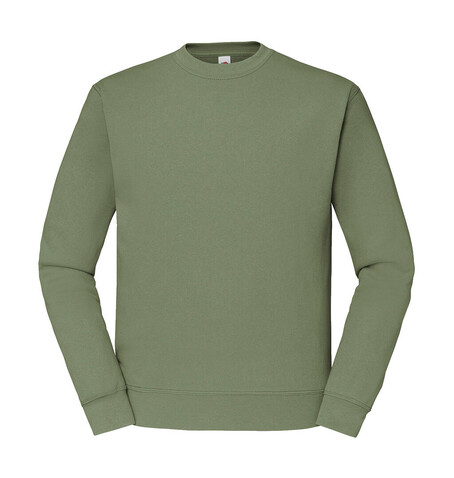 Fruit of the Loom Classic Set In Sweat, Classic Olive, XL bedrucken, Art.-Nr. 216015336