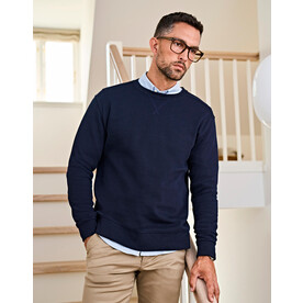 Tee Jays Ribbed Interlock Crew Neck, Black, S bedrucken, Art.-Nr. 217541013