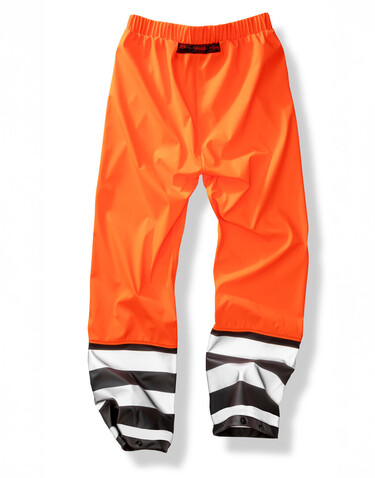 Result Heavy Duty Prism Pu Safe/Dry Trouser, Fluorescent Orange/Black, S bedrucken, Art.-Nr. 219334782