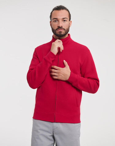 Russell Europe Men`s Authentic Sweat Jacket, White, XS bedrucken, Art.-Nr. 220000002