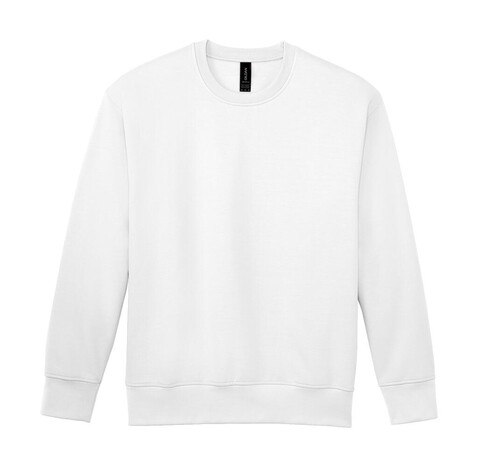 Gildan Softstyle Midweight Fleece Adult Crewneck, White, S bedrucken, Art.-Nr. 220090002