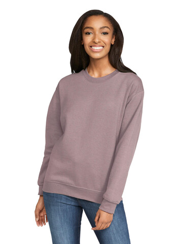 Gildan Softstyle Midweight Fleece Adult Crewneck, Sage, XL bedrucken, Art.-Nr. 220095325