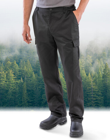 Result Recycled Utility Trouser, Black, 4XL bedrucken, Art.-Nr. 220331018