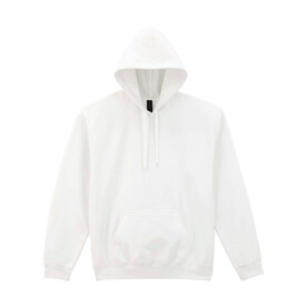 Gildan Softstyle Midweight Fleece Adult Hoodie, White, S bedrucken, Art.-Nr. 221090002
