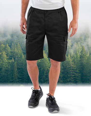 Result Recycled Utility Shorts, Black, S bedrucken, Art.-Nr. 221331012