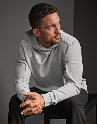 Tee Jays Athletic Hooded Sweat, Black, XS bedrucken, Art.-Nr. 221541012