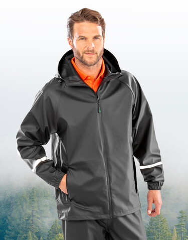 Result Prism Pu Waterproof Jacket, Black, XS bedrucken, Art.-Nr. 223331011