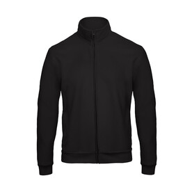 B &amp;amp; C ID.206 50/50 Full Zip Sweat Unisex, Black, XS bedrucken, Art.-Nr. 223421012