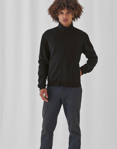 B & C ID.206 50/50 Full Zip Sweat Unisex, Black, XS bedrucken, Art.-Nr. 223421012 B & C ID.206 50/50 Full Zip Sweat Unisex, Black, XS bedrucken, Art.-Nr. 223421012