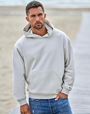 Tee Jays Urban Heavy Loose Fit Hooded Sweatshirt, Black, S bedrucken, Art.-Nr. 227541013
