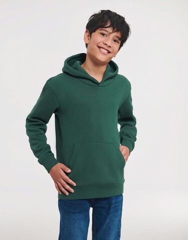 Russell Europe Kids` Authentic Hooded Sweat, Black, S (104/3-4) bedrucken, Art.-Nr. 239001013 Russell Europe Kids` Authentic Hooded Sweat, Black, S (104/3-4) bedrucken, Art.-Nr. 239001013