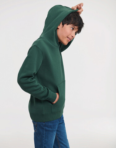 Russell Europe Kids` Authentic Hooded Sweat, Black, S (104/3-4) bedrucken, Art.-Nr. 239001013 Russell Europe Kids` Authentic Hooded Sweat, Black, S (104/3-4) bedrucken, Art.-Nr. 239001013