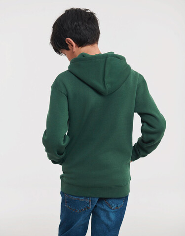 Russell Europe Kids` Authentic Hooded Sweat, Black, S (104/3-4) bedrucken, Art.-Nr. 239001013 Russell Europe Kids` Authentic Hooded Sweat, Black, S (104/3-4) bedrucken, Art.-Nr. 239001013