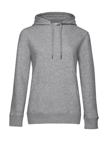 B &amp; C QUEEN Hooded, Heather Grey, M bedrucken, Art.-Nr. 245421234
