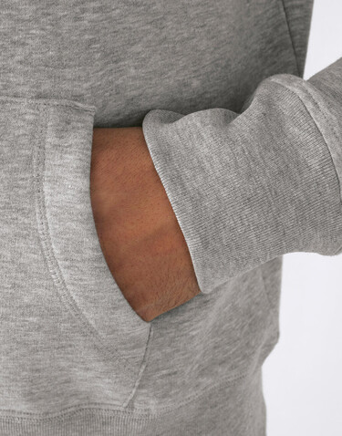 B &amp; C KING Zipped Hood, White, XS bedrucken, Art.-Nr. 246420002