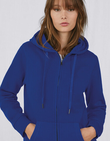 B & C QUEEN Zipped Hood, White, XS bedrucken, Art.-Nr. 247420002 B & C QUEEN Zipped Hood, White, XS bedrucken, Art.-Nr. 247420002