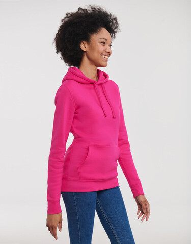 Russell Europe Ladies` Authentic Hooded Sweat, White, XS bedrucken, Art.-Nr. 249000002