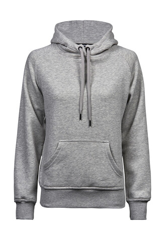 Tee Jays Ladies` Hooded Sweat, Heather Grey, S bedrucken, Art.-Nr. 249541233