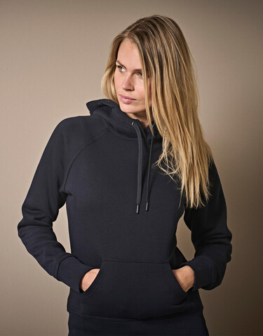 Tee Jays Ladies` Hooded Sweat, Heather Grey, S bedrucken, Art.-Nr. 249541233