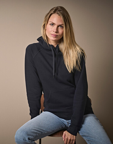 Tee Jays Ladies` Hooded Sweat, Heather Grey, S bedrucken, Art.-Nr. 249541233
