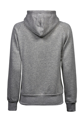 Tee Jays Ladies` Hooded Sweat, Heather Grey, S bedrucken, Art.-Nr. 249541233