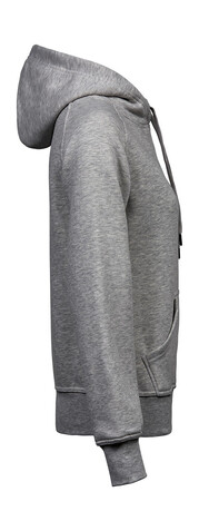 Tee Jays Ladies` Hooded Sweat, Heather Grey, S bedrucken, Art.-Nr. 249541233