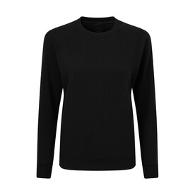 SG Raglan Sweatshirt Women, Black, XS bedrucken, Art.-Nr. 250521012