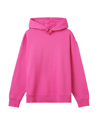 True Blanks Womens Oversized Hoodie, Hyper Pink, L bedrucken, Art.-Nr. 252414235