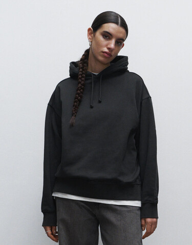 True Blanks Womens Oversized Hoodie, Hyper Pink, L bedrucken, Art.-Nr. 252414235