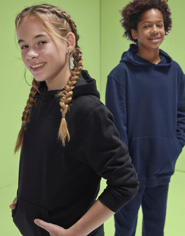 B &amp; C ID.333 Hoodie /kids, Red, 9/11 (134/146) bedrucken, Art.-Nr. 252424006