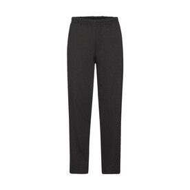 Fruit of the Loom Classic Open Hem Jog Pants, Black, S bedrucken, Art.-Nr. 253011013