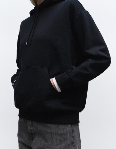 True Blanks Womens Regular Hoodie, Grey Melange, XS bedrucken, Art.-Nr. 253411132