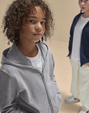 B & C ID.334 Zip Hood /kids, Navy, 7/8 (122/128) bedrucken, Art.-Nr. 253422005 B & C ID.334 Zip Hood /kids, Navy, 7/8 (122/128) bedrucken, Art.-Nr. 253422005