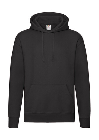 Fruit of the Loom Premium Hooded Sweat, Black, 2XL bedrucken, Art.-Nr. 275011017