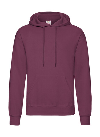Fruit of the Loom Classic Hooded Sweat, Burgundy, L bedrucken, Art.-Nr. 276014485