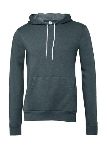 Bella Unisex Poly-Cotton Pullover Hoodie, Heather Slate, M bedrucken, Art.-Nr. 276061354