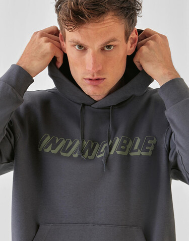 B &amp; C Hooded Sweatshirt, Steel Grey, XS bedrucken, Art.-Nr. 276421112