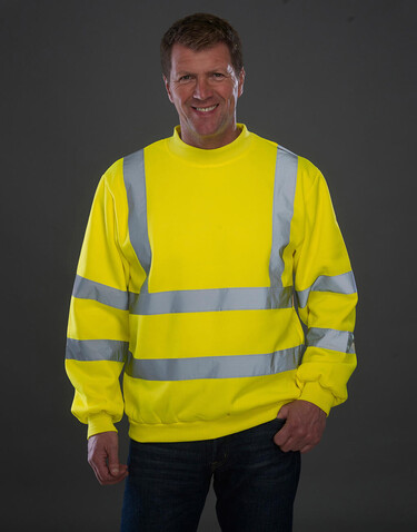Yoko Fluo Sweatshirt, Fluo Orange, S bedrucken, Art.-Nr. 277774051