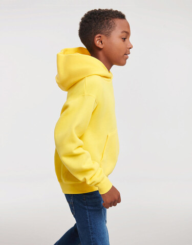 Russell Europe Kids` Hooded Sweat, Black, L (128/7-8) bedrucken, Art.-Nr. 278001015